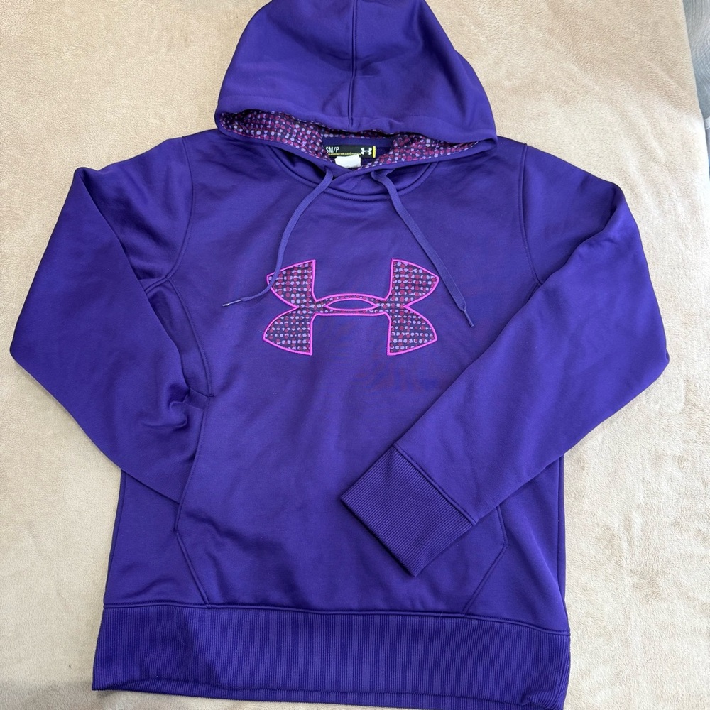 Under Armour Purple Hoodie - Size Small